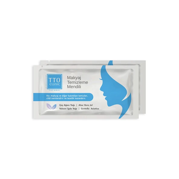 TTO CLINIC MAKYAJ TEMİZLEME MENDİLİ 24'LÜ ürün görseli