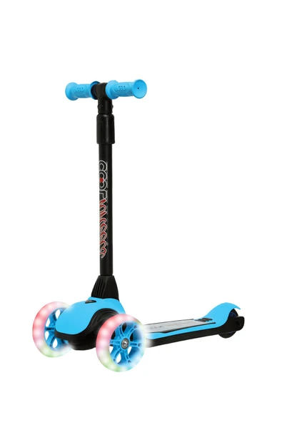 CORTIX LED IŞIKLI 3 TEKERLEKLİ KATLANABİLİR ÇOCUK SCOOTER - 1