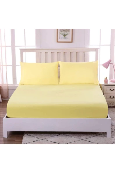 Ranforce Kumaş Lastikli Çarşaf Seti ve Yastık Kılıfı Çift Kişilik - Tek Kişilik ürün görseli 1