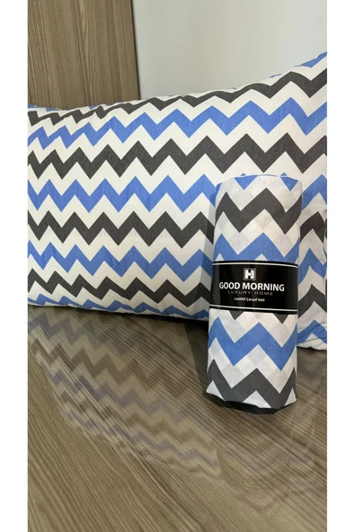 Pamuklu Tek Kişilik Lastikli Çarşaf + 1 Adet Yastık Kılıfı Çarşaf Seti 100X200 ürün görseli 1