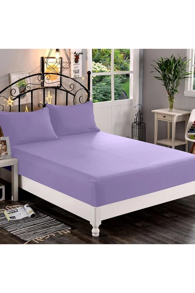 Ranforce Kumaş Lastikli Çarşaf Seti ve Yastık Kılıfı Çift Kişilik - Tek Kişilik ürün görseli 1