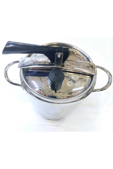 OMS 5110 Silver Silindir Klasik Düdüklü Tencere 9 Litre - 2