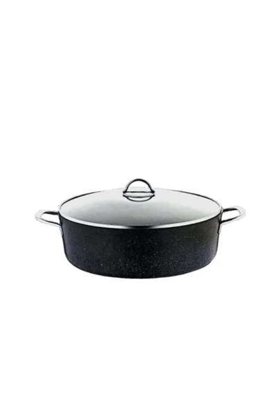 OMS Gastro 36cm Karnıyarık Tencere 3312-BLACK