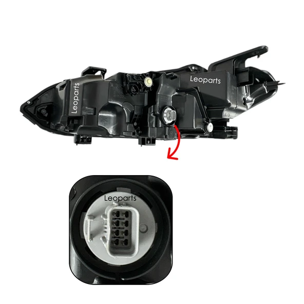 LEOPARTS Honda Cıvıc Far Lambası Sağ (İçi Krom) 2021-2023 33100-T24-Y12 - Resim 2