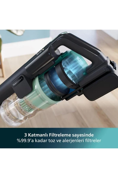 Philips Xc6557/01 Şarjlı Kablosuz Dikey Süpürge - 8