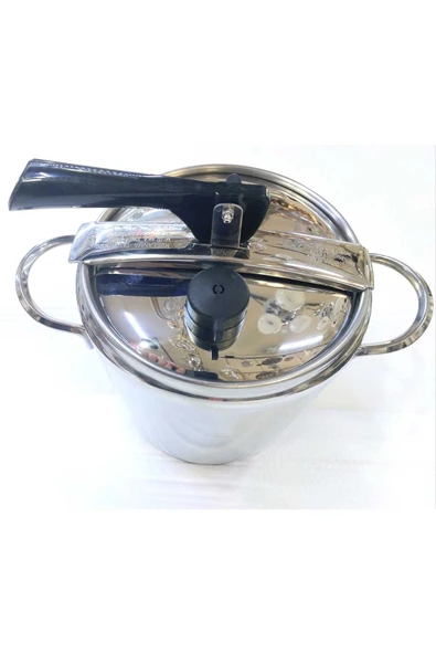 OMS 5110 Silver Silindir Klasik Düdüklü Tencere 5 Litre - 3