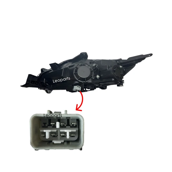 LEOPARTS Mistubishi L200 Far Lambası Sağ (Ledsiz / Manuel) 2019-2021 8301D378 - 2