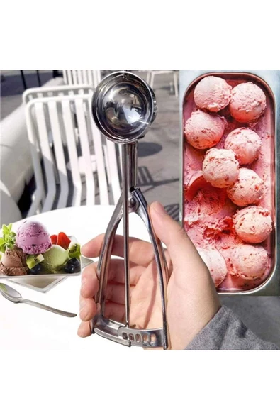 Fame Kıtchen UN 2529 Çelik Dondurma Makası 5cm - Resim 2