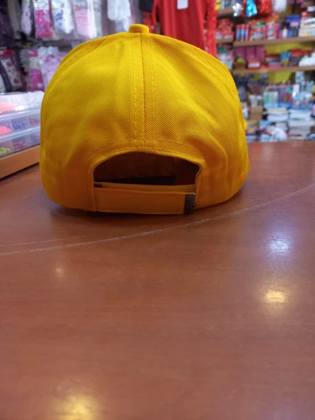 çocuk sarı şapka unisex model 54 cm - 2