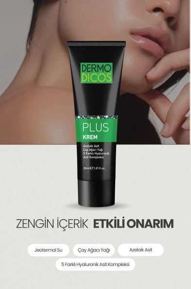 Dermodicos Plus Çay Ağacı Yağı ve Azelaik Asit Sivilce Karşıtı Krem 30 ml - 3
