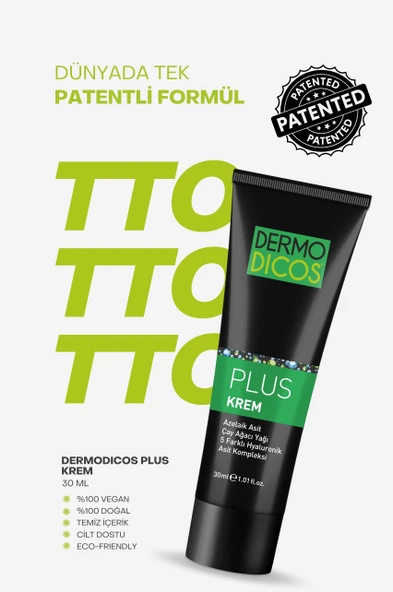 Dermodicos Plus Çay Ağacı Yağı ve Azelaik Asit Sivilce Karşıtı Krem 30 ml - 2
