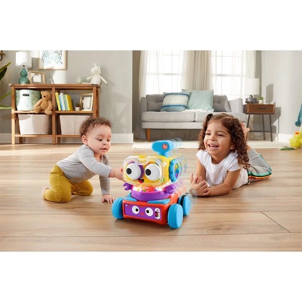 HCK43 Fisher-Price® 4'ü1arada Eğlenceli Robot, Türkçe-İngilizce, +6 ay - Resim 5