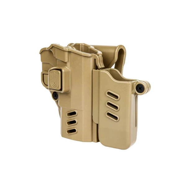 Single Sword BG Plastik Tetik Kitlemeli Hızlı Çekim Silah Kılıfı - 6