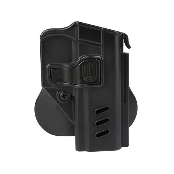 Single Sword BG Plastik Tetik Kitlemeli Hızlı Çekim Silah Kılıfı - 9