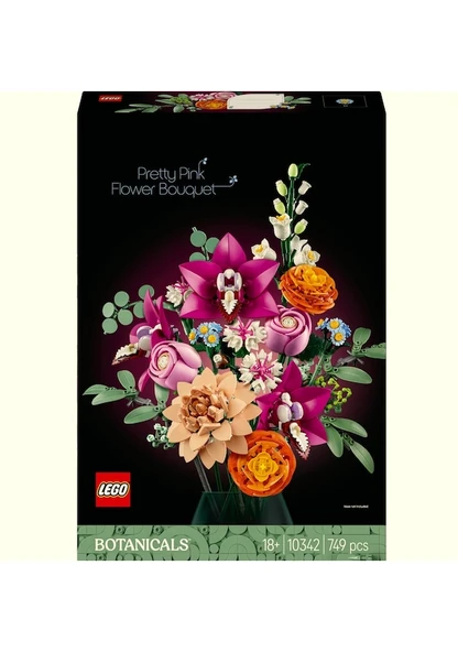 Lego Botanicals Pembe Çiçek Buketi 10342 Lisanslı Ürün - 2