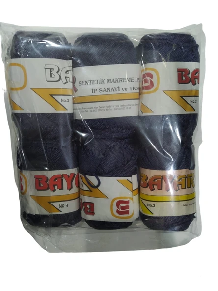BAYAR MAKROME İPİ 6'lı-LACİVERT