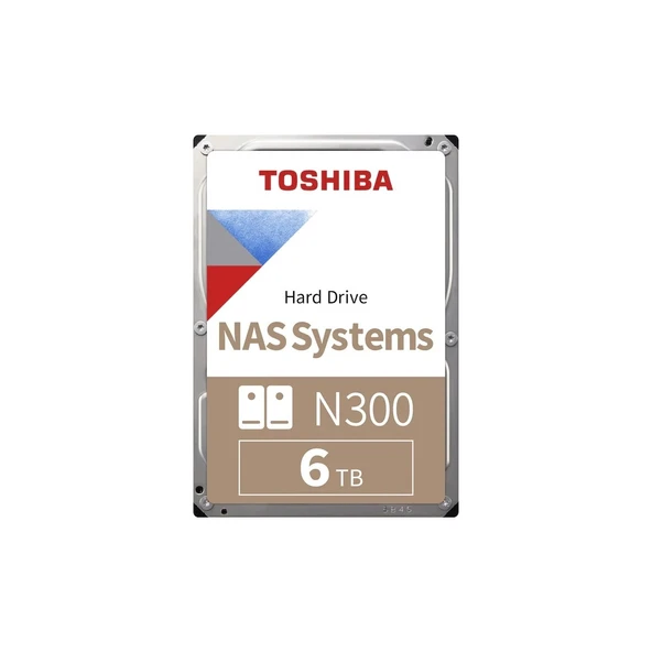 Toshiba 6 TB N300 HDWG460UZSVA 3.5" 7200RPM SATA 3.0 Harddisk