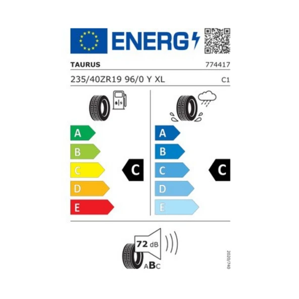 Taurus Ultra Hıgh Performance 225/45 R 18 XL 95W Xl-2024 - Resim 2