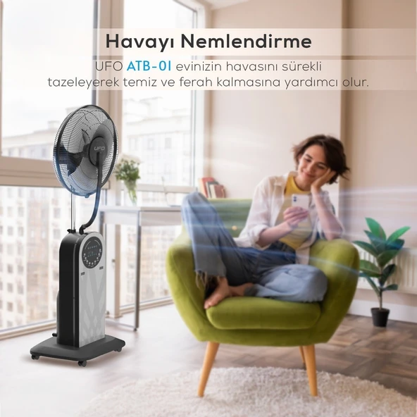 Ufo Atb-01 Soğuk Buharlı Portatif Vantilatör - 5