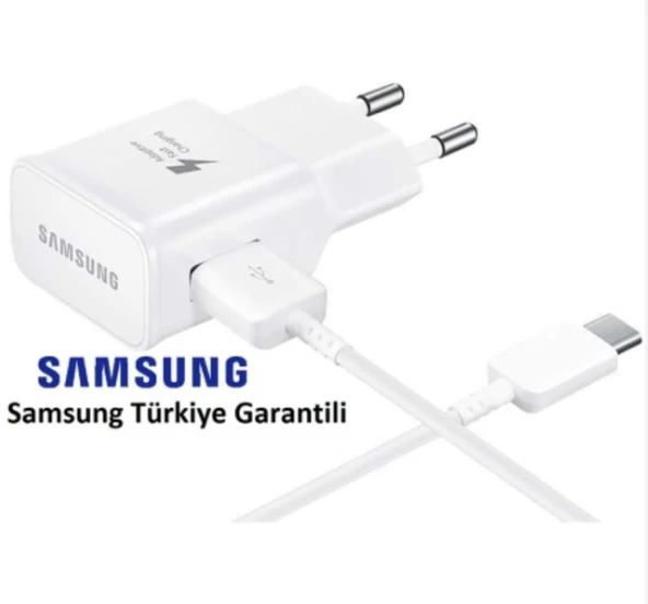 Samsung EP-TA20EBECGTR  15W  Type-C Kablolu Hızlı Seyahat Şarj Aleti BEYAZ KUTUSU AÇIK SIFIR