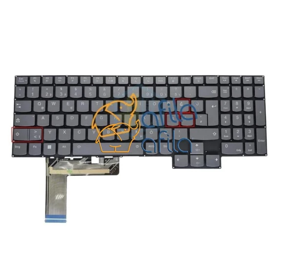 Lenovo LOQ 15APH8 Notebook Klavyesi - Siyah - TR - Backlit - Ver.1 (Single Color) / NBKL1215