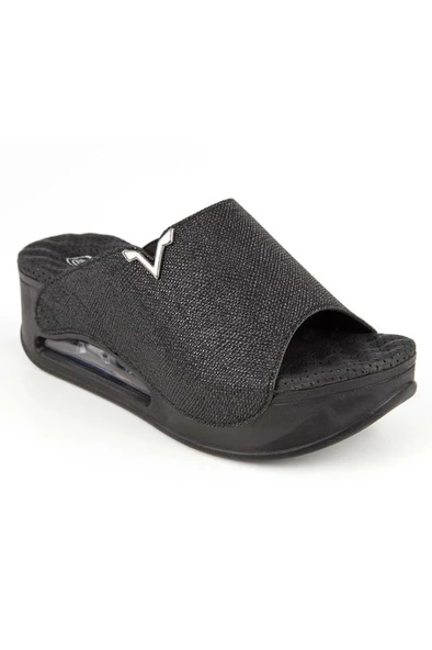 Muya Aero 31212-001 Air Max Anatomik Taban Kadın Terlik Baskılı Siyah 36-40 - Resim 3