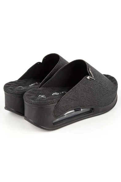 Muya Aero 31212-001 Air Max Anatomik Taban Kadın Terlik Baskılı Siyah 36-40 - Resim 5