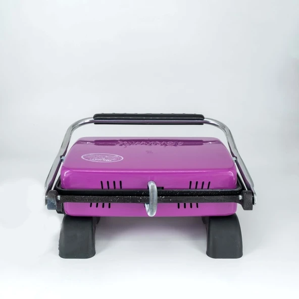 Elis Concept & Dökümix Demir Döküm Granit Lila 1800 W 4-6 Dilim Ev-Sanayi-Büfe Tipi Tost Makinası - 7