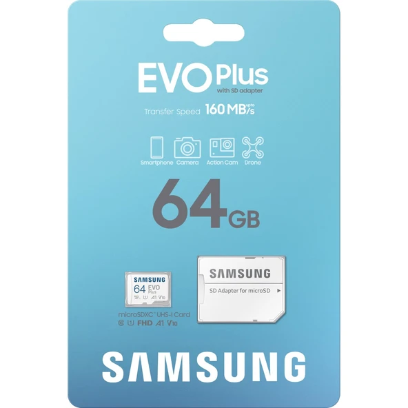 Samsung Evo Plus 64 GB Microsd Card - 4