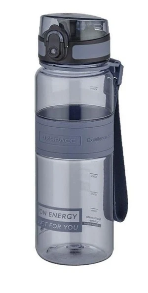 Uzspace 5025 Tritan Su Matarası 500 Ml Gri