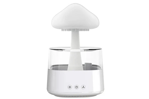 Yağmur Bulutu Hava Nemlendirici Işıklı Buhar Makinesi Aroma Difüzörü - 2