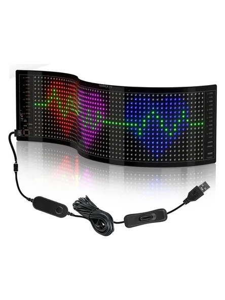 Matrix LED Panel Cama Telefon Kontrollü LED Ekran Panel Boy 16X96 - 120MM-590MM