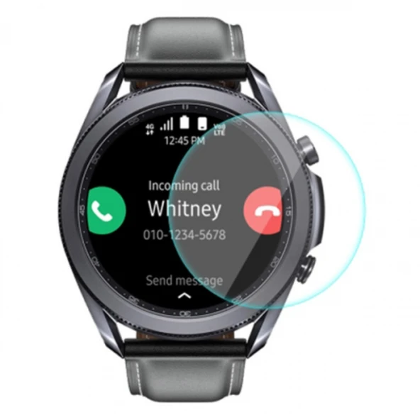 Samsung Galaxy Watch 3 45mm Temperli Cam Ekran Koruyucu