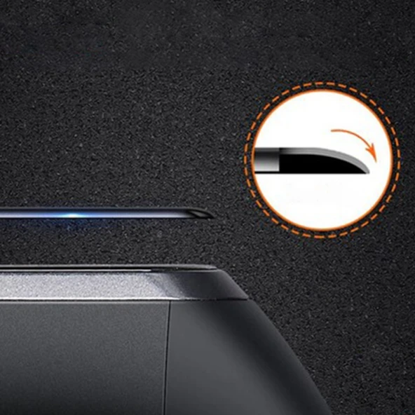 Huawei Band 4 Pro / 3 Pro 3D PC+PMMA Ekran Koruyucu (Siyah) - 3