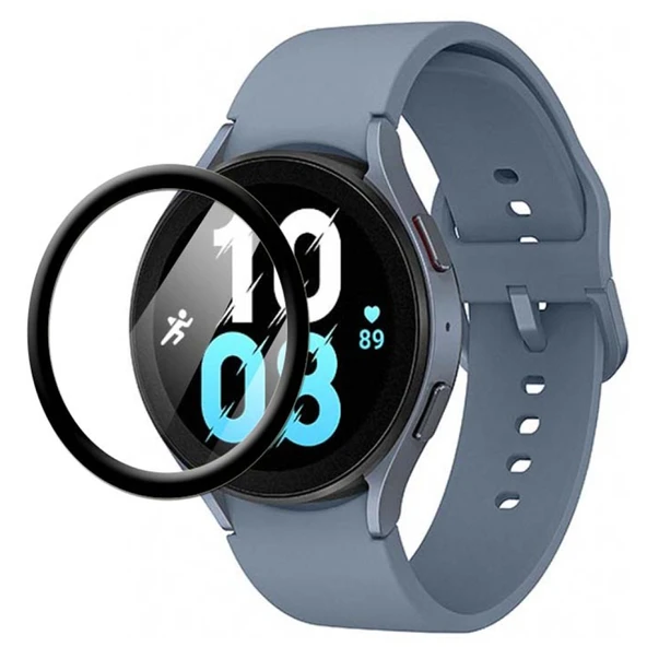 Samsung Galaxy Watch 6 44mm PMMA Cam Ekran Koruyucu (Siyah)