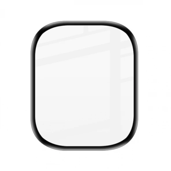 Apple Watch Ultra 49mm 3D PMMA Cam Ekran Koruyucu (Siyah) - 3