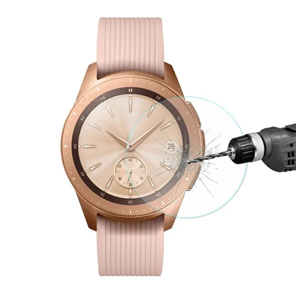 Samsung Galaxy Watch 42mm Temperli Cam Ekran Koruyucu - 2