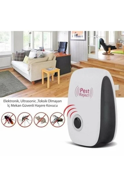 Pest Reject Elektronik Sesli Sonik Fare Haşere Böcek Kovucu - Resim 3