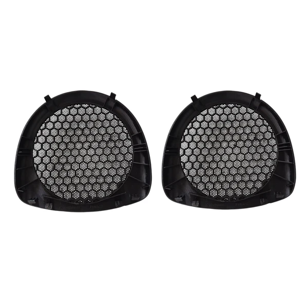 Renault 2001 Megane 1 Twingo Scenic Uyumlu 2 Adet Ön Kapı Hoparlör Kapağı Siyah Renk 1 ÇİFT Sağ Sol 2li Set - 3
