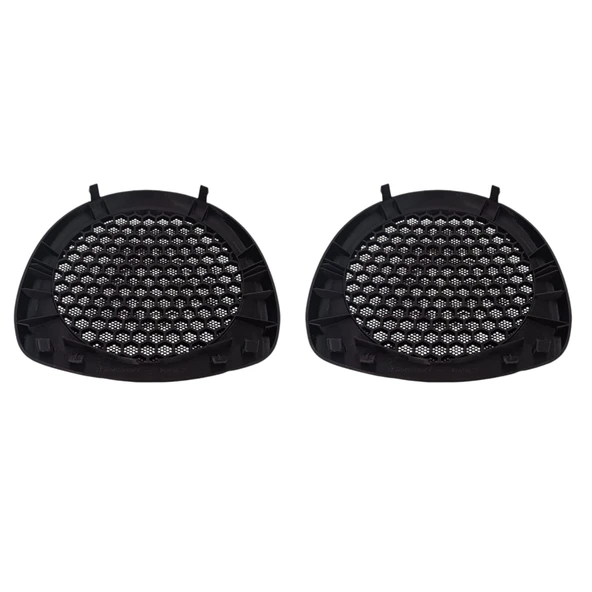 Renault 2001 Megane 1 Twingo Scenic Uyumlu 2 Adet Ön Kapı Hoparlör Kapağı Siyah Renk 1 ÇİFT Sağ Sol 2li Set - 2