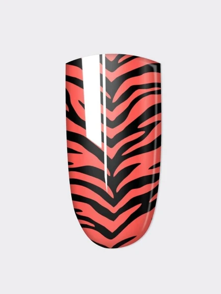 Stamping Oje Tırnak Baskı Boyası Mercan Pembe 10ml 18 - Resim 2