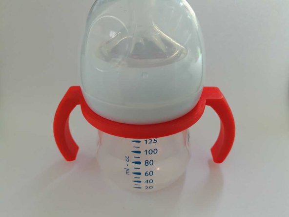 Philips Avent Biberon 125ml İçin Kulp Tutacak Aparatı Plastik Turuncu - 1