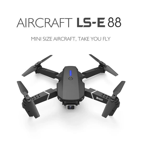 2024 E88 Pro RC Drone 4K HD Kamera Katlanabilir WIFI FPV Yüksek Performans Gri kumandalı geniş açı Profesyonel ufak - 6