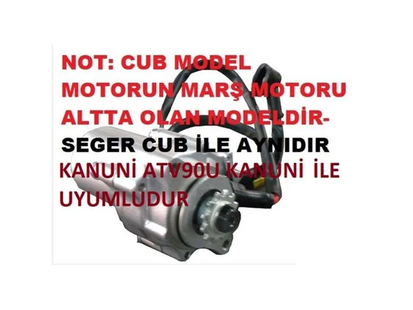 Kanuni Marş Motoru Seger Cub/Atv90U Kanuni/Hector S Mondial