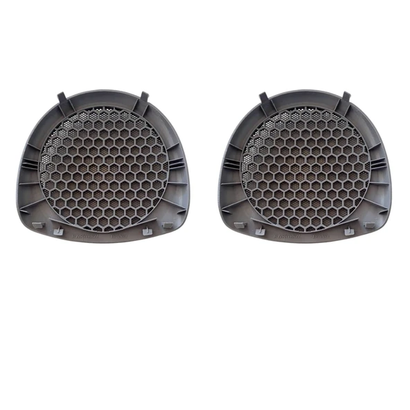 Gri Renk Renault 2001 Megane 1 Twingo Scenic Uyumlu 2 Adet Ön Kapı Hoparlör Kapağı ÇİFT Sağ Sol 2li Set - 2