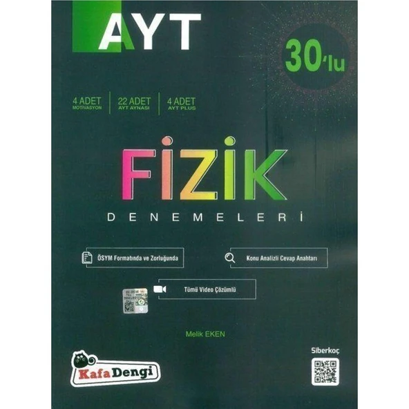 KAFADENGİ AYT FİZİK BRANŞ DENEMESİ