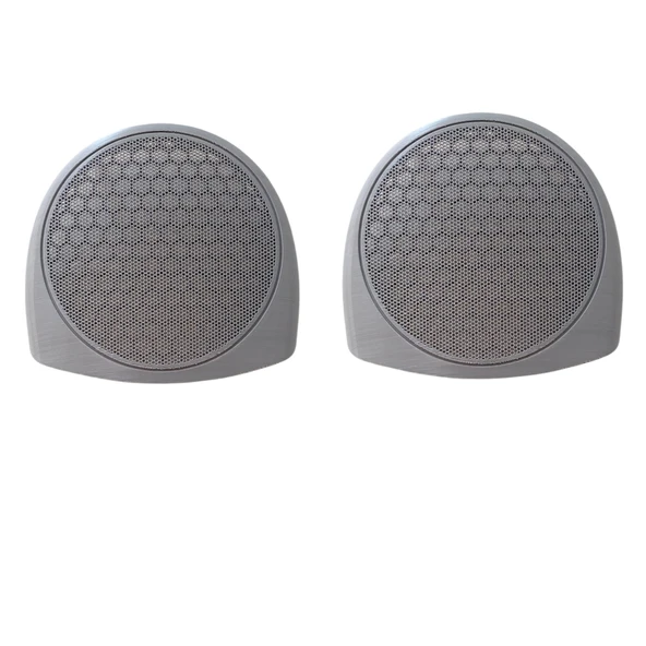 Gri Renk Renault 2001 Megane 1 Twingo Scenic Uyumlu 2 Adet Ön Kapı Hoparlör Kapağı ÇİFT Sağ Sol 2li Set