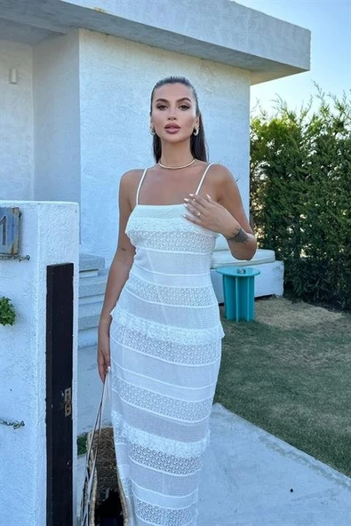 Regina Lucky Life Kadın Dantel Detay Elbise ürün görseli 1