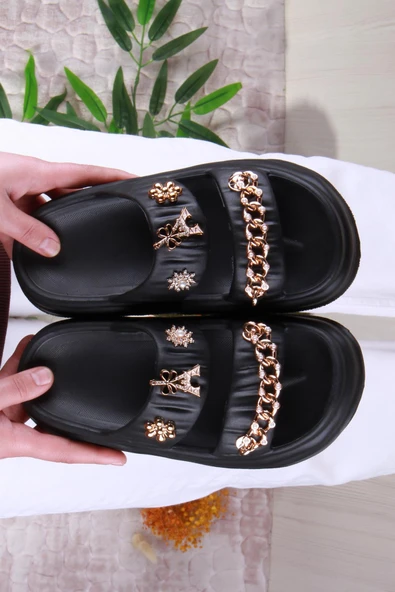 Fort Smx EZ5118 Plaj Deniz Havuz Terliği Hafif Rahat Esnek Kadın Terlik - Resim 4