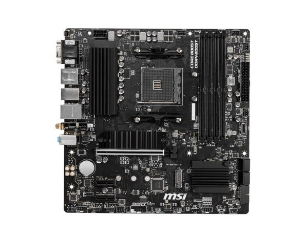 MSI B550M PRO-VDH WIFI AM4 DDR4 4400(OC) HDMI DVG VGA M.2 USB3.2 WIFI MATX - 2